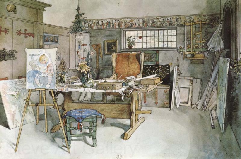 Carl Larsson One Half of the Studio France oil painting art
